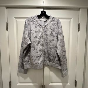 Simon’s contemporaine zip up jersey sweater XXL
